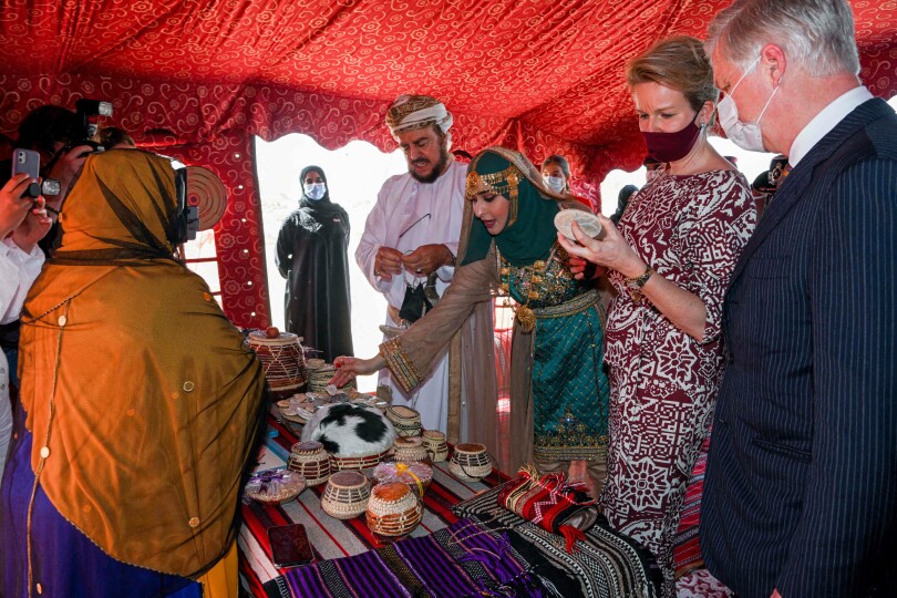 Philippe et Mathilde de Belgique à Oman et aux Emirats